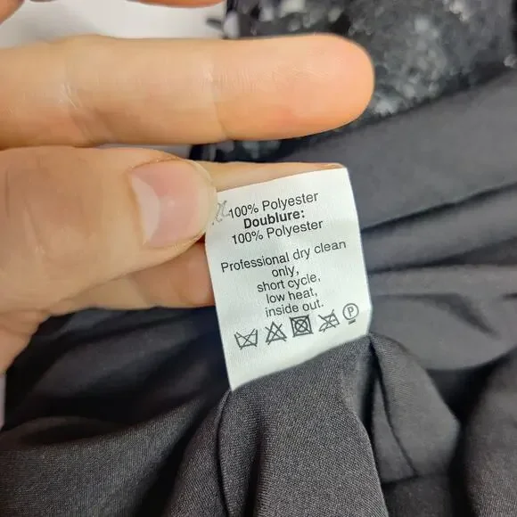 Madewell Broadway & Broome Sequin Colorblock Mini Cocktail Party Dress 8 Holiday - Picture 11 of 14